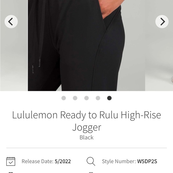 Lululemon New never worn 29 inch inseam Ready to Rulu Joggers. - Picture 2 of 7